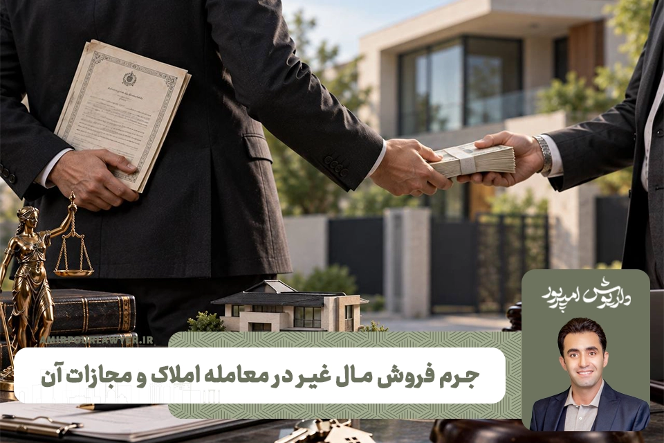 فروش مال غیر در املاک و مجازات قانونی