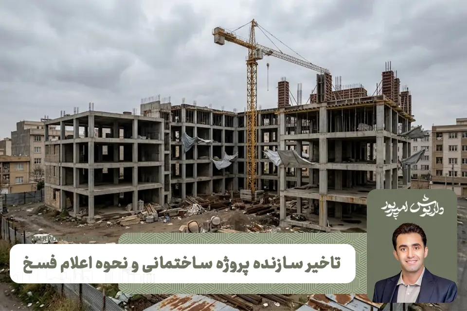 تکلیف تاخیر سازنده در پروژه ساختمانی