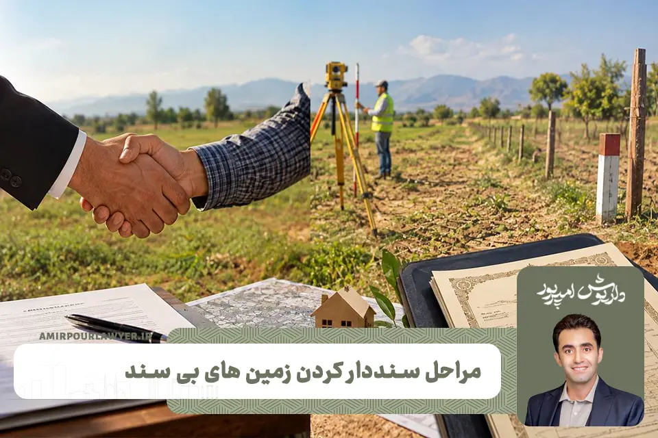 مراحل سنددار کردن زمین های قولنامه ای